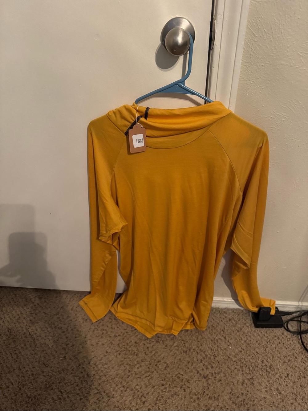 Men Yellow Long Sleeve Top